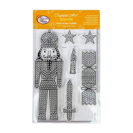 Picture of Crystal Art A6 Stamp Set - Nutcracker Soldier