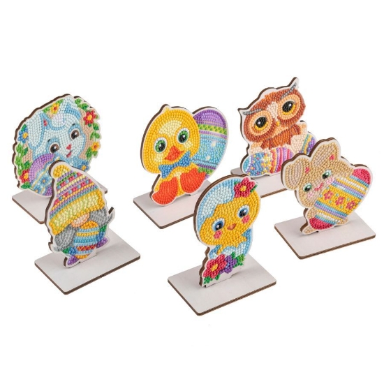 Picture of Crystal Art Home Ornaments - Easter Set Of 6