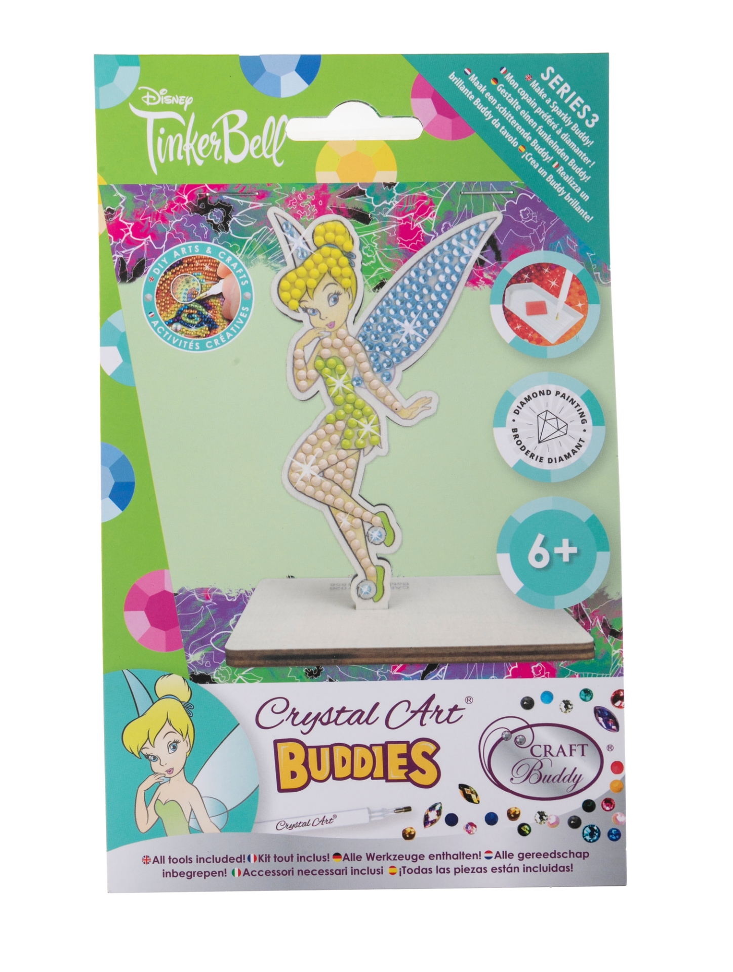 Tinkerbell - Crystal Art Buddy Kit (Disney) | Stitchtastic