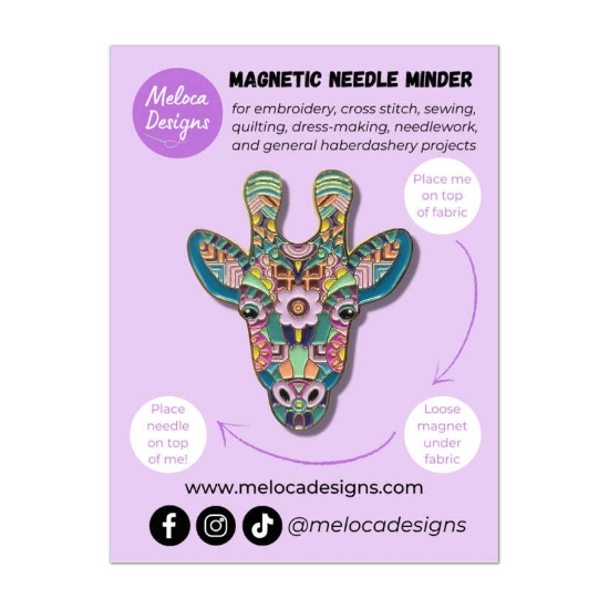 Picture of Mandala Giraffe Needle Minder by Meloca Designs