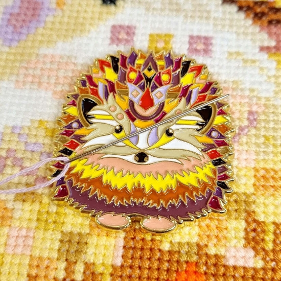 Picture of Mandala Hedgehog Needle Minder by Meloca Designs