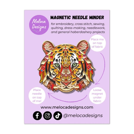 Picture of Mandala Tiger Needle Minder by Meloca Designs