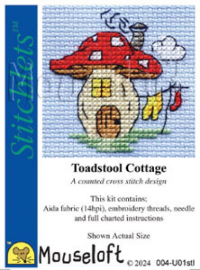 Picture of Mouseloft "Toadstool Cottage" Stitchlets Cross Stitch Kit