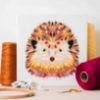 Picture of Mandala Hedgehog Cross Stitch Kit by Meloca Designs