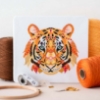 Picture of Mandala Tiger Cross Stitch Kit by Meloca Designs