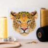 Picture of Mandala Leopard Cross Stitch Kit by Meloca Designs