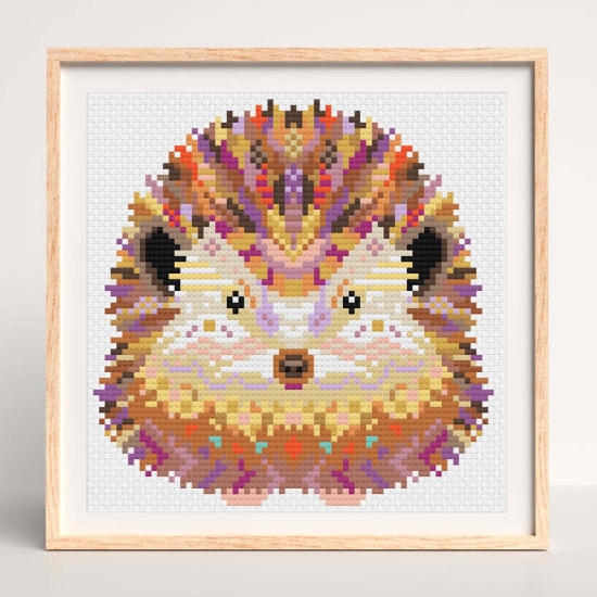Picture of Mandala Hedgehog Diamond Painting Kit by Meloca Designs