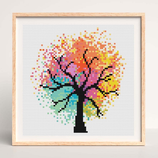 Picture of Watercolour Tree Diamond Painting Kit by Meloca Designs