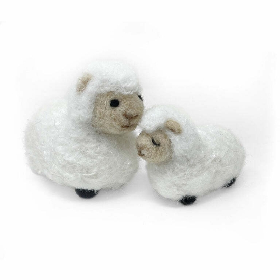 Picture of Sheep Family Needle Felting Kit