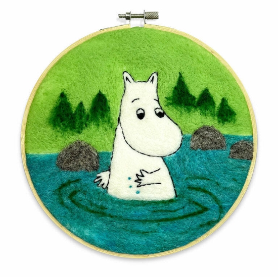 Picture of Moomintroll Dipping Needle Felting Kit