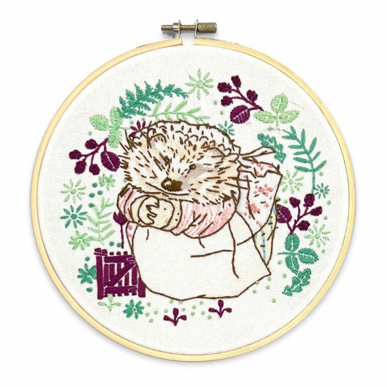 Picture of Mrs. Tiggy-Winkle Embroidery Kit