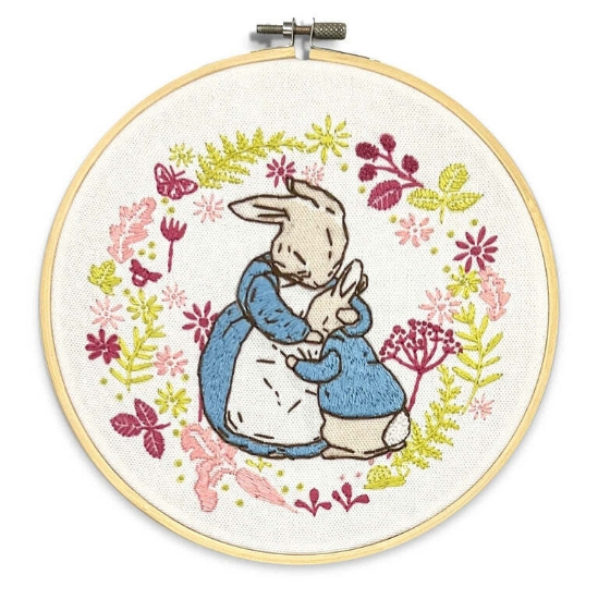 Picture of Peter Rabbit and his Mother Embroidery Kit