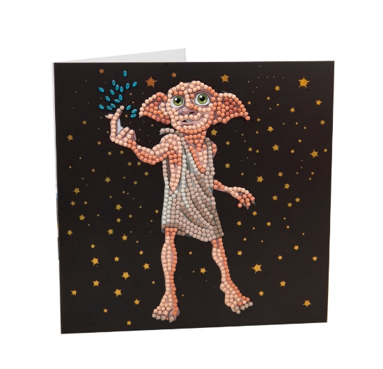 Picture of Dobby the House Elf 18x18cm Crystal Art Card