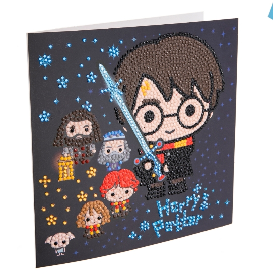 Picture of Harry Potter Family 18x18cm Crystal Art Card