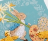 Picture of Peter & Easter 18x18cm Crystal Art Card