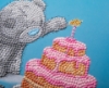 Picture of Happy Birthday Tatty Teddy Crystal Art Card