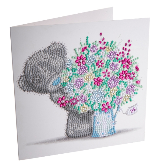 Picture of Someone Special Tatty Teddy Crystal Art Card