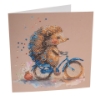 Picture of Cute Baby Hedgehog 18x18cm Crystal Art Card