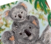 Picture of Baby Koala 18x18cm Crystal Art Card