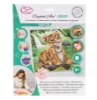 Picture of Tiger Cub 18x18cm Crystal Art Card