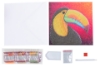 Picture of Toucan 18x18cm Crystal Art Card