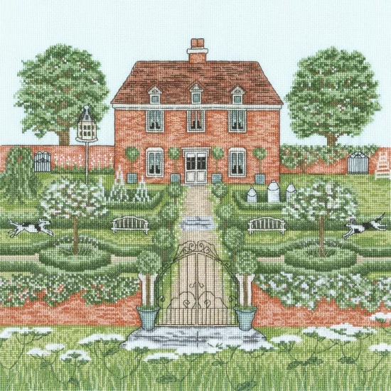 Picture of A Country Estate: Manor House Cross Stitch Kit by Bothy Threads