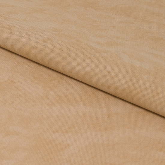 Picture of Zweigart Offcuts 18 Count Aida Vintage Country Mocha/Beige Marble (3009) Multiple Sizes