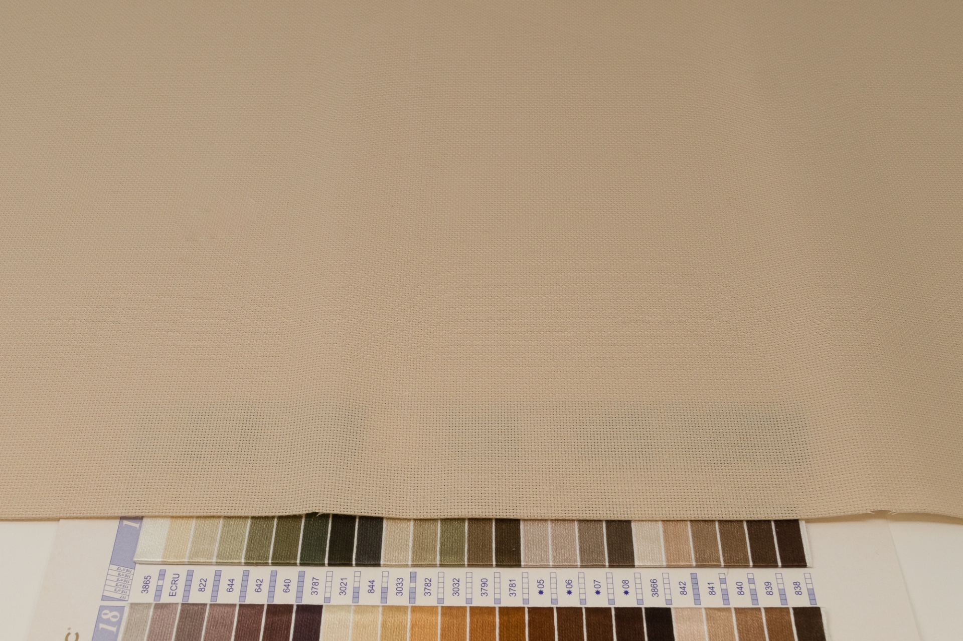 Zweigart Offcuts 20 Count Aida Sand/Light Mocha (309) Multiple Sizes