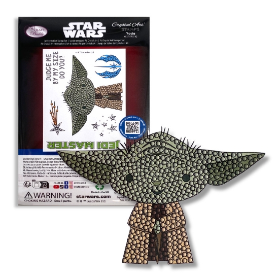 Picture of Crystal Art A6 Stamp Set  - Yoda (Star Wars)