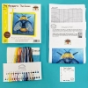 Picture of The Menagerie: The Queen Cross Stitch Kit by Bothy Threads