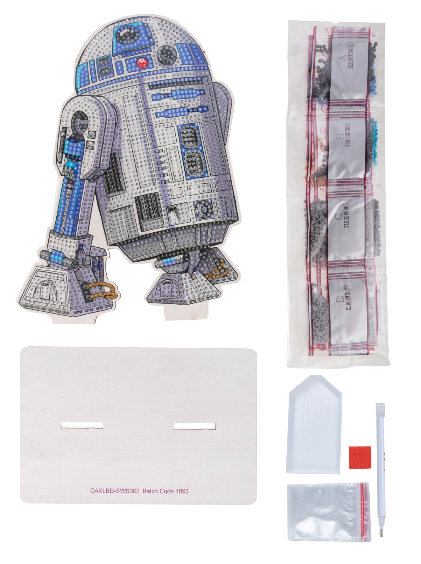 R2-D2 - Crystal Art XL Buddy (Star Wars) | Stitchtastic