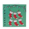 Picture of Friends Holiday Cheer - 18x18cm Crystal Art Card