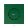 Picture of Round aperture square cards - Christmas Green (Pack of 5)