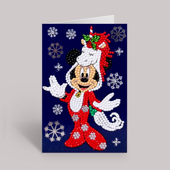 Picture of Festive Minnie - 10x15cm Crystal Art Card (Disney)