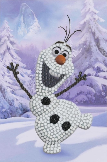 Picture of Winter Olaf - 10x15cm Crystal Art Card (Disney)