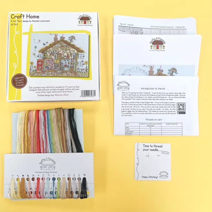 Craft Home - Cut Thru' House by Bothy Threads | Stitchtastic