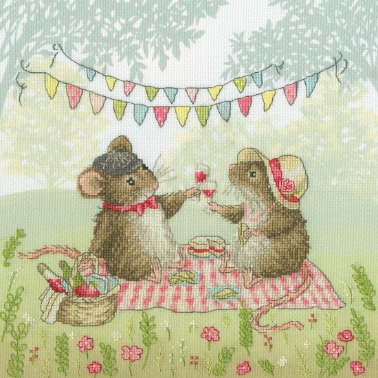Picture of Meadow Moments Cross Stitch Kit By Bothy Threads
