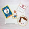Picture of Miffy Sledging Embroidery Kit With a Hoop