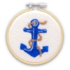 Picture of Anchor in a Mini Hoop Needle Felting Kit