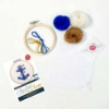 Picture of Anchor in a Mini Hoop Needle Felting Kit