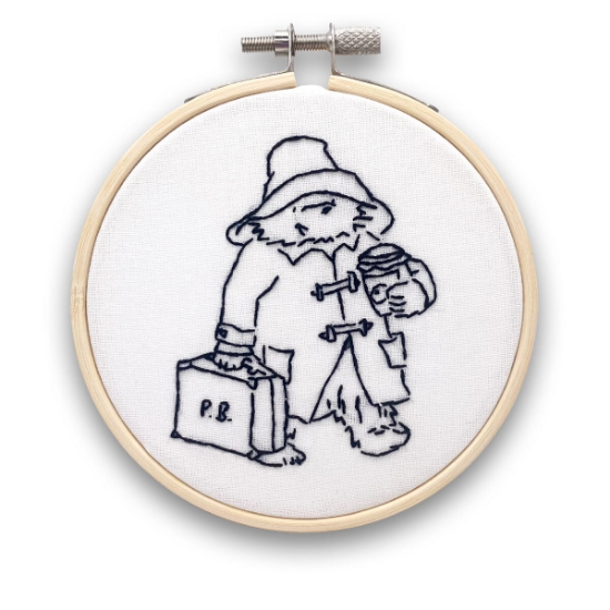 Picture of The Journey Begins (Paddington Bear) Mini Embroidery Kit With Hoop