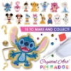 Picture of Crystal Art Disney Pin Badge Blind Bag - 1 of 15 Collectible Pin Badges, Mystery Pack, Sparkling Diamond Art for Disney Fans