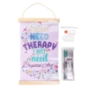 Picture of I Don't Need Therapy - Crystal Art 20x30cm Mini Scroll Kit