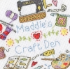 Picture of My Craft Den (Helen Smith) Cross Stitch Kit by Bothy Threads