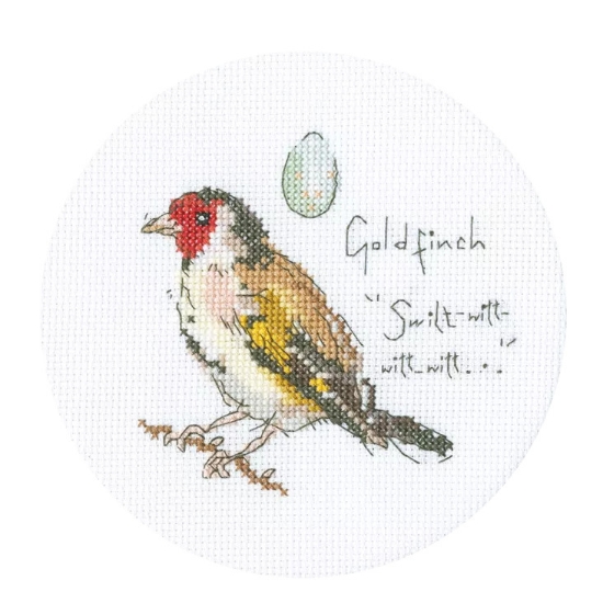 Picture of Little Goldfinch (Madeleine Floyd) Cross Stitch Kit by Bothy Threads