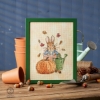 Picture of Fabric Flair Cloud Shades Of Autumn 18 Count Aida (ShadesOfAutumn)