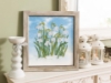 Picture of Fabric Flair Scenery Snowy Days Blue Landscape 14 Count Fat Quarter Aida measuring 45cm x 50cm (18 x 19 Inches)