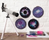 Picture of Fabric Flair Scenery Galaxy Hoops 18 Count Fat Quarter Aida measuring 45cm x 50cm (18 x 19 Inches)