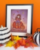 Picture of Pumpkin Perch - (Gorjuss) Cross Stitch Kit by Bothy Threads