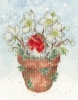 Picture of Season's Tweetings Robin - (Hannah Dale) Cross Stitch Kit By Bothy Threads